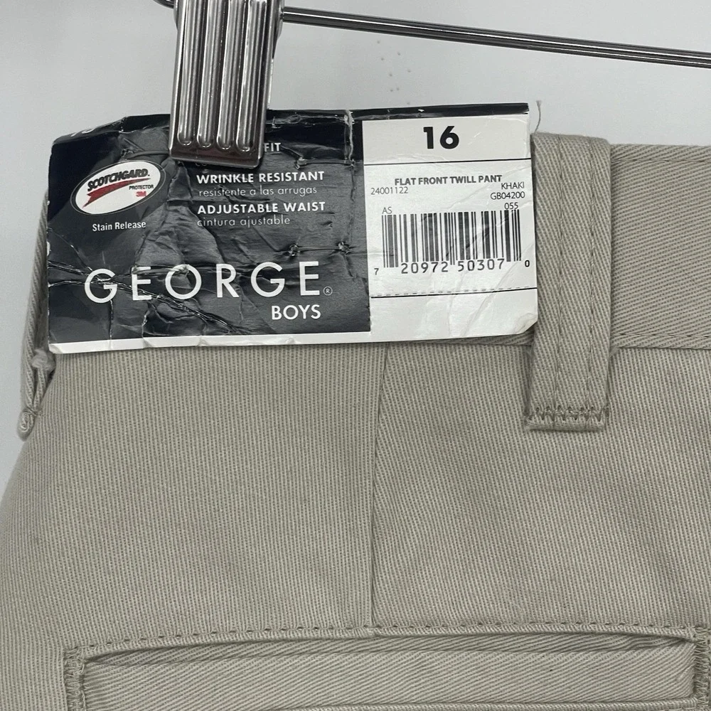 George Khaki‎ Boys Pants Size 16 Beige Q0032